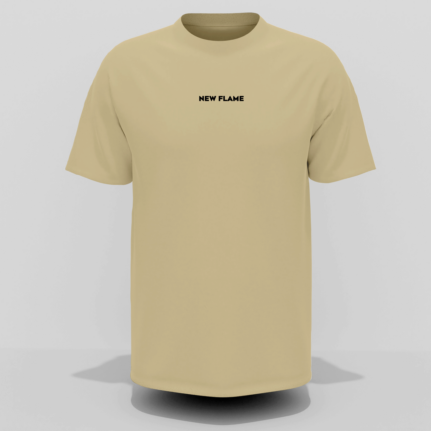 VOID Camiseta Oversized (Beige-negra)