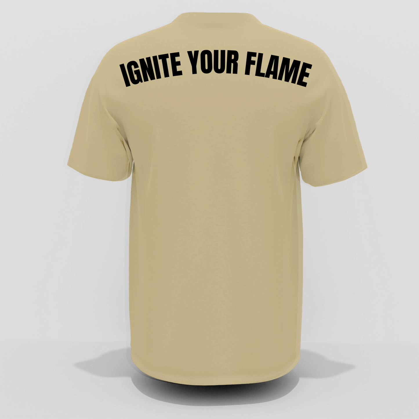 VOID Camiseta Oversized (Beige-negra)
