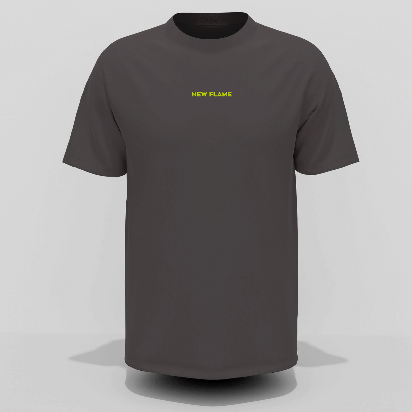 VOID Camiseta Oversized (Gris-amarillo fluor)
