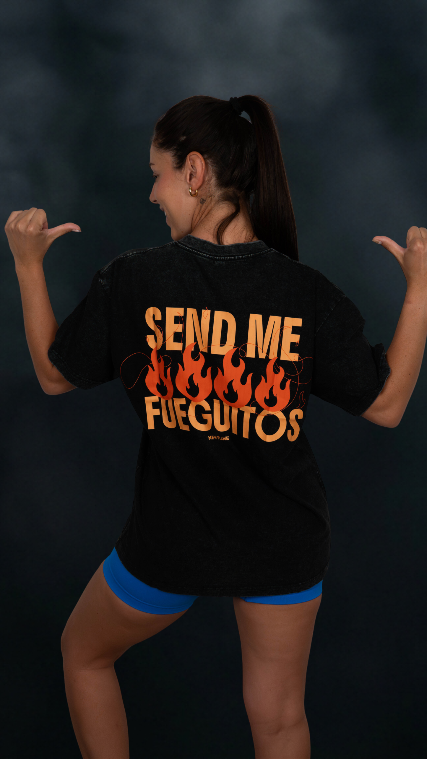 SEND ME FUEGUITOS - EDICIÓN LIMITADA camiseta Oversize unisex