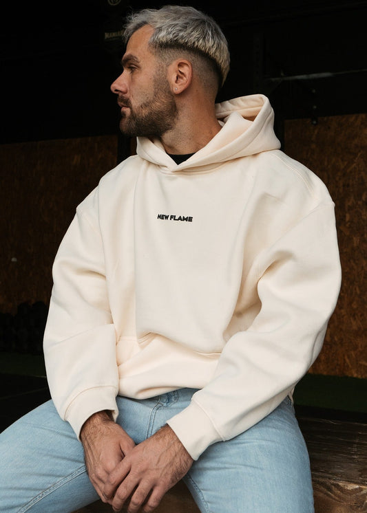 Sudadera Believe Oversize - beige