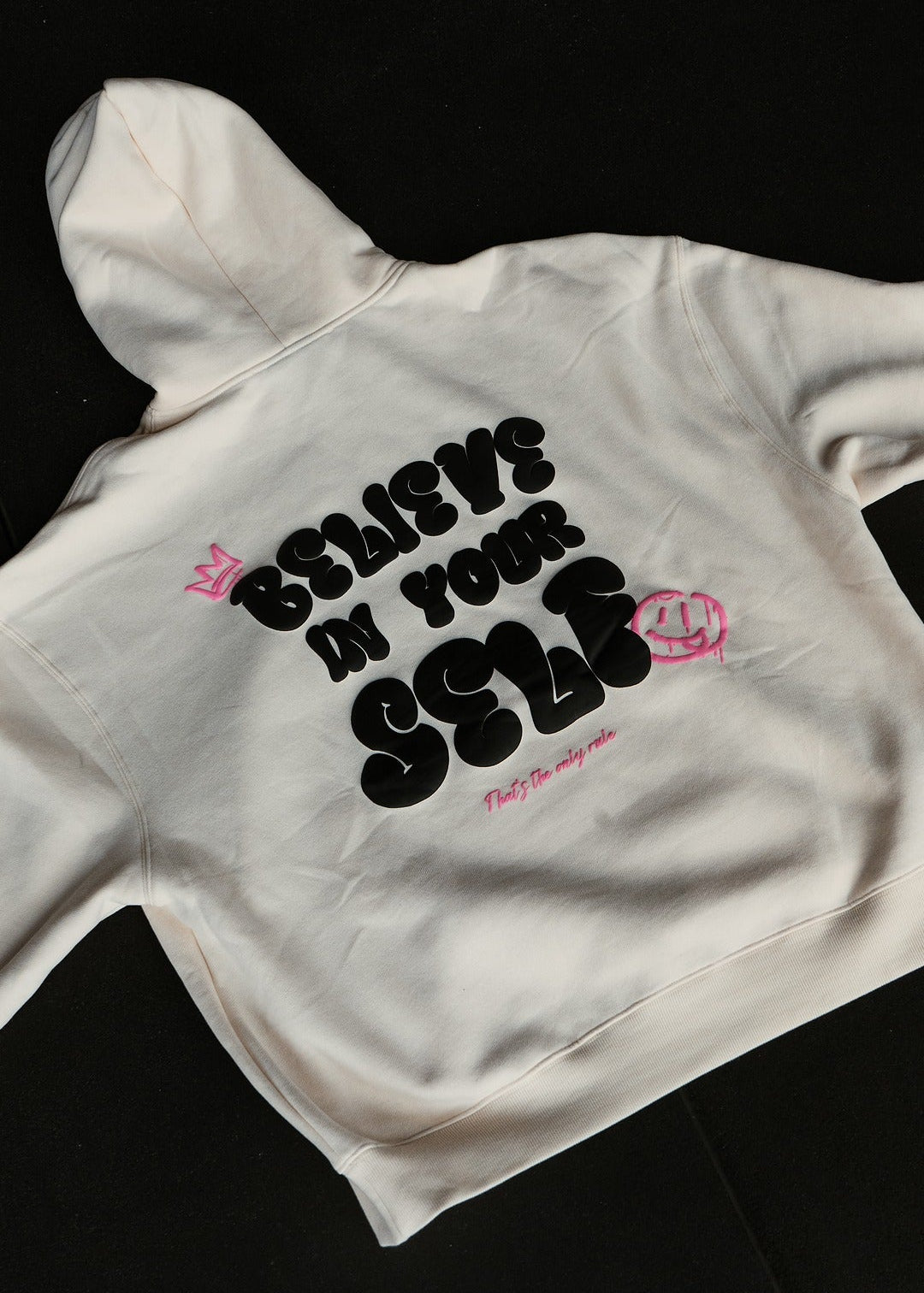 Sudadera Believe Oversize - beige