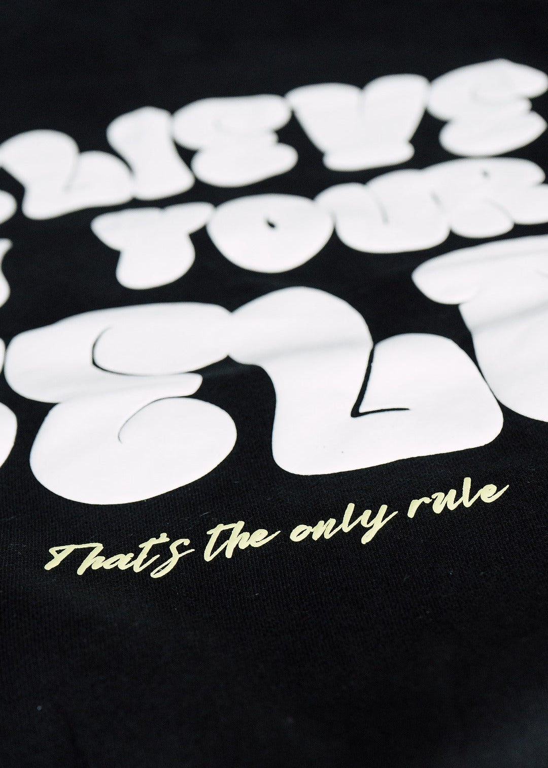 Sudadera Believe Oversize - negra