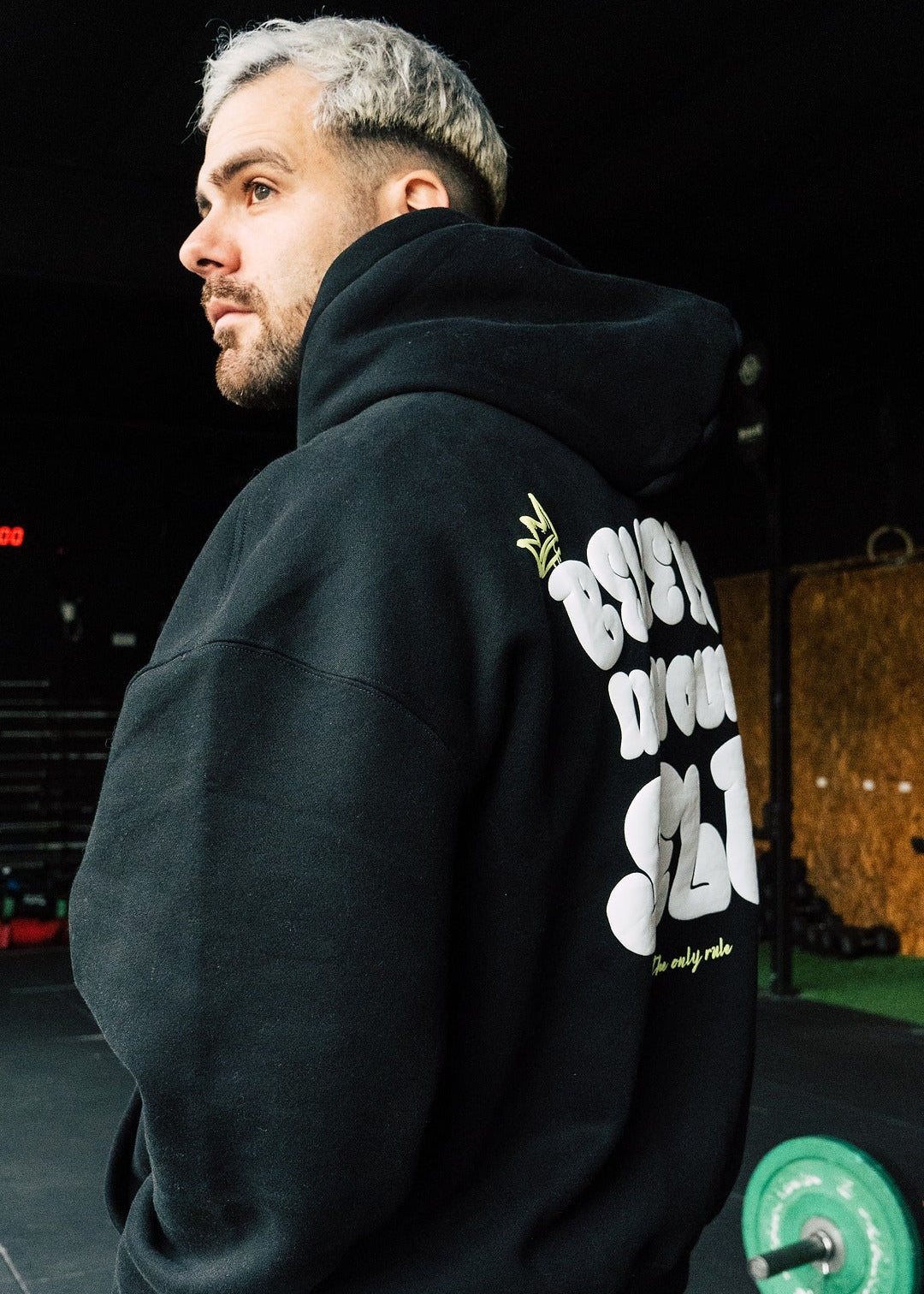 Sudadera Believe Oversize - negra