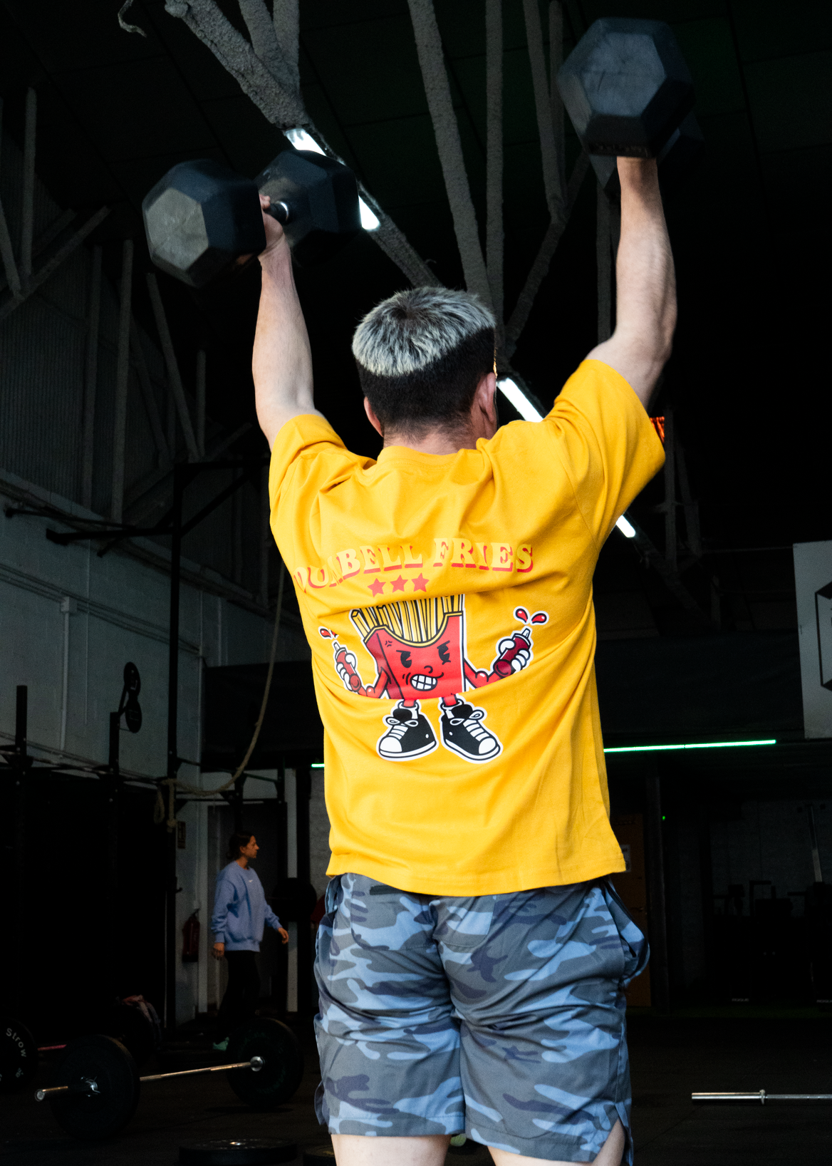 LA RECOMPENSA - Dumbell Fries camiseta Oversize unisex EDICIÓN LIMITADA