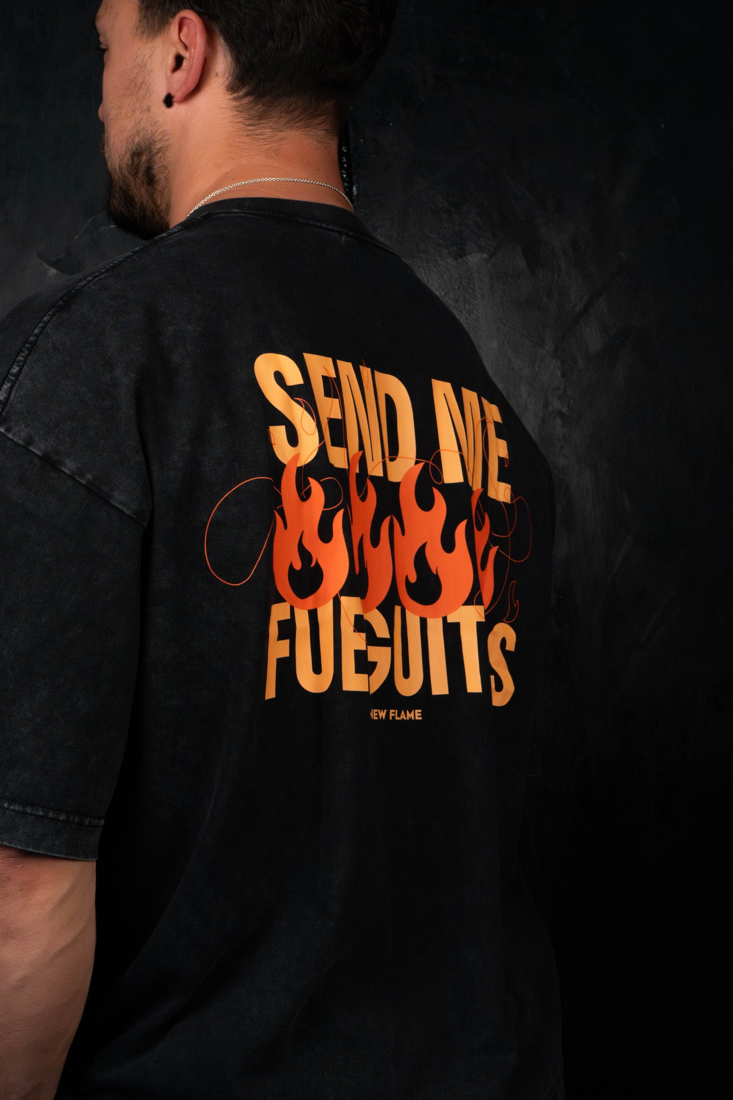 SEND ME FUEGUITOS - EDICIÓN LIMITADA camiseta Oversize unisex