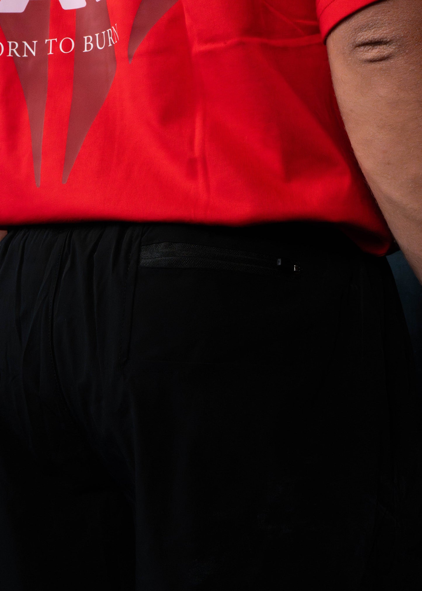 Hybrid - Pantalones con malla (negro)