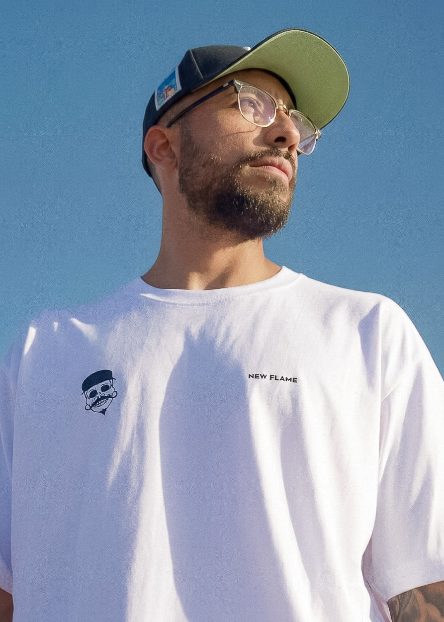 Preventa - Majestic x New Flame - "FAITH" Blanco - EDICIÓN LIMITADA