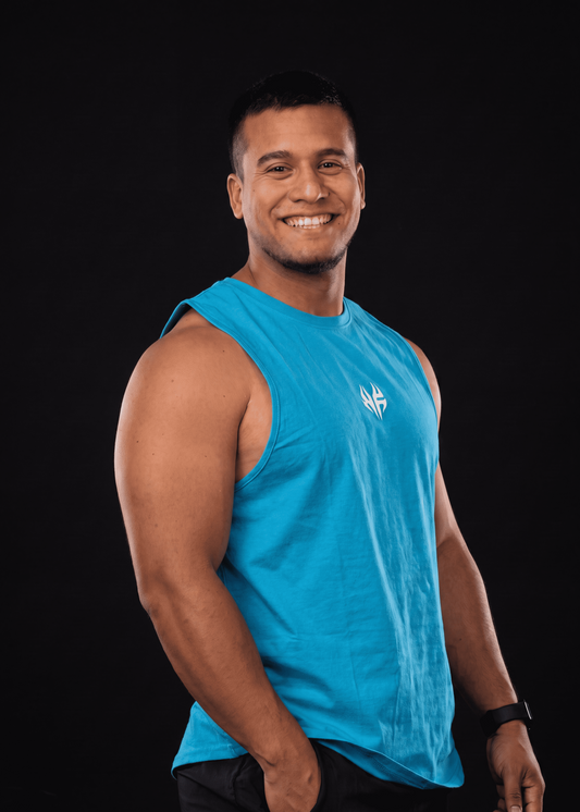 FRESH - Camiseta sin mangas (Azul)